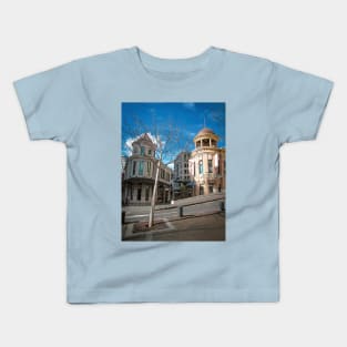 Old Buildings in Auckland City. Kids T-Shirt